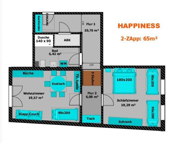Happiness 2-Zapp 1-Og Hofgeismar-Zentrum! 外观 照片